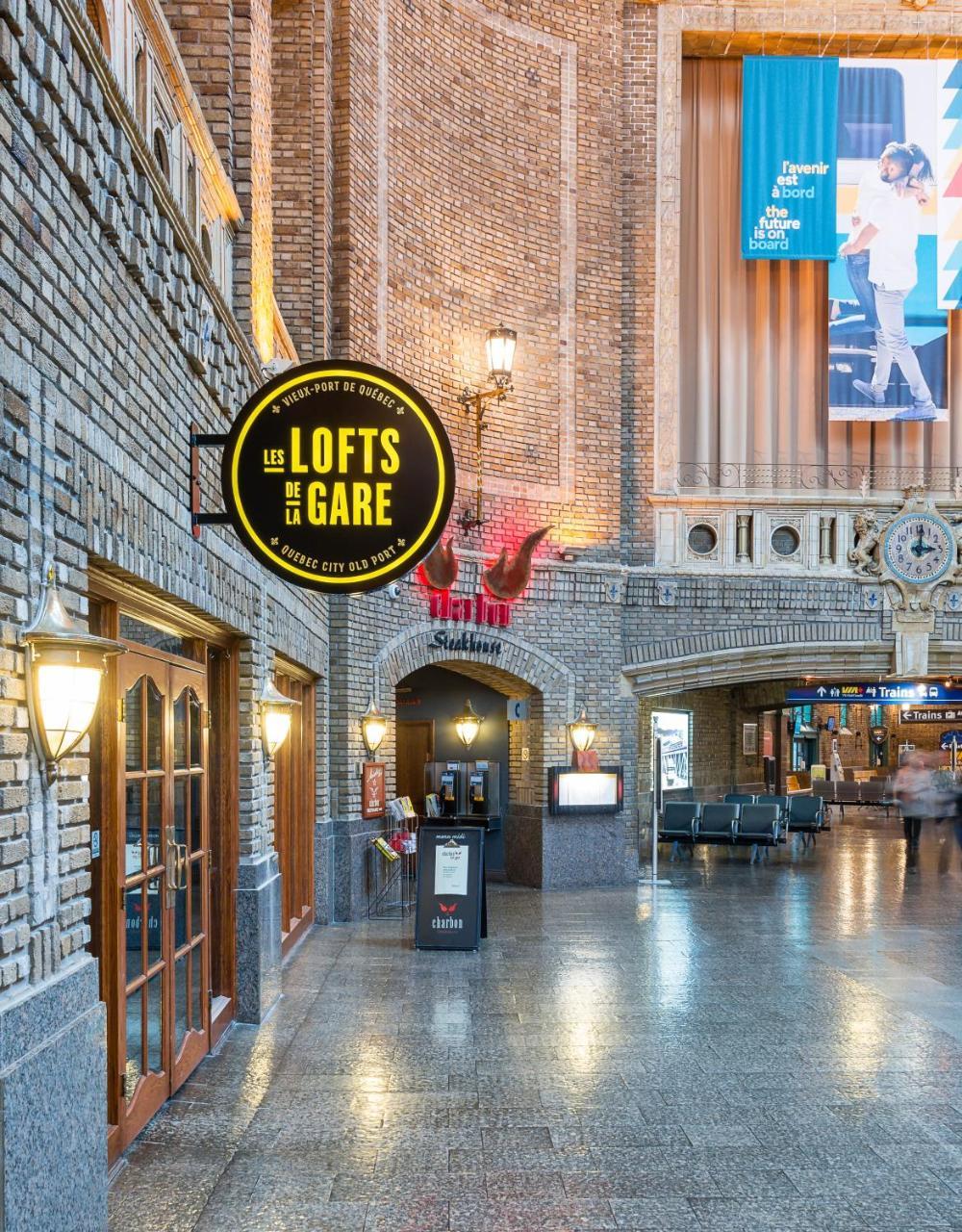 Апартаменты Les Lofts De La Gare - Par Les Lofts Vieux-Quebec Экстерьер фото